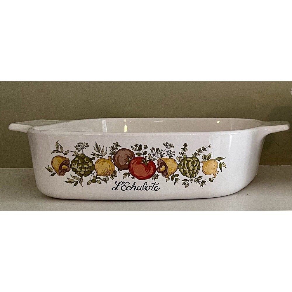 RARE VTG Corning Ware L'Echalote A-Spice Of Life 1 Quart A-1-B 1182 MA Numbered